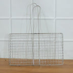 Heavy-Duty Stainless Steel BBQ Grill Basket Long Handle & Durable Construction - Detail View 8