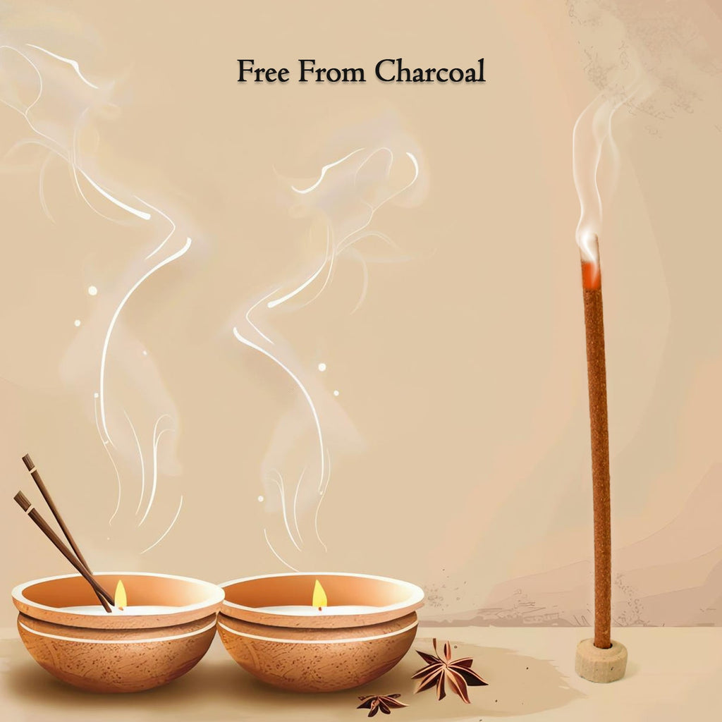 Bela Ke Phool Incense Sticks Premium Agarbatti with Stand | - Side View