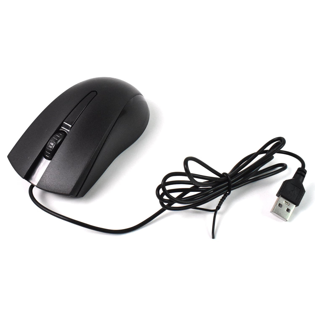 Wired Optical Mouse X2 Precision & Comfort for PC/Laptop | Compshop - Detail View 5