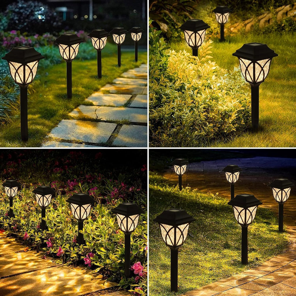 ALVENZA Solar Pathway Lights – Water-Ripple Garden Lighting | FitFuzion