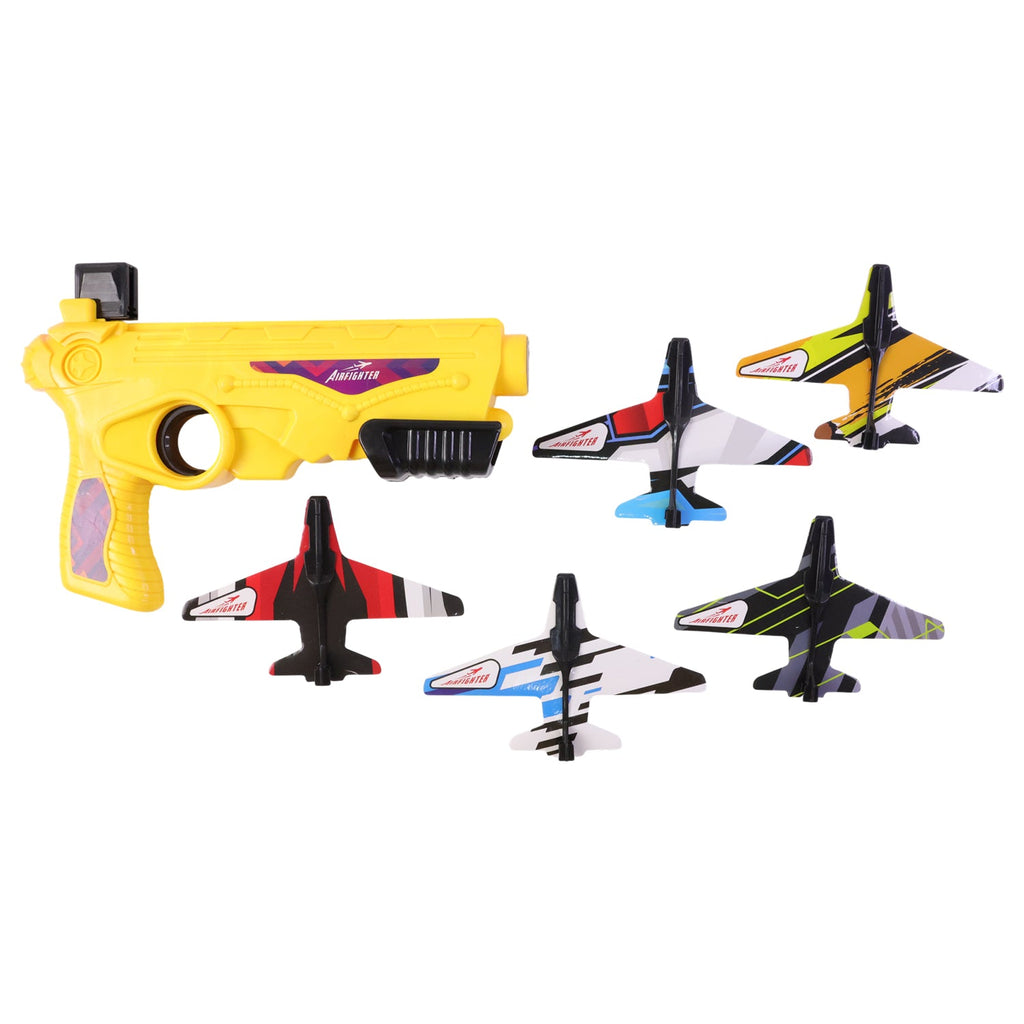 ALVENZA Air Battle Plane Launcher Toy – Safe Foam Glider Set for Kids