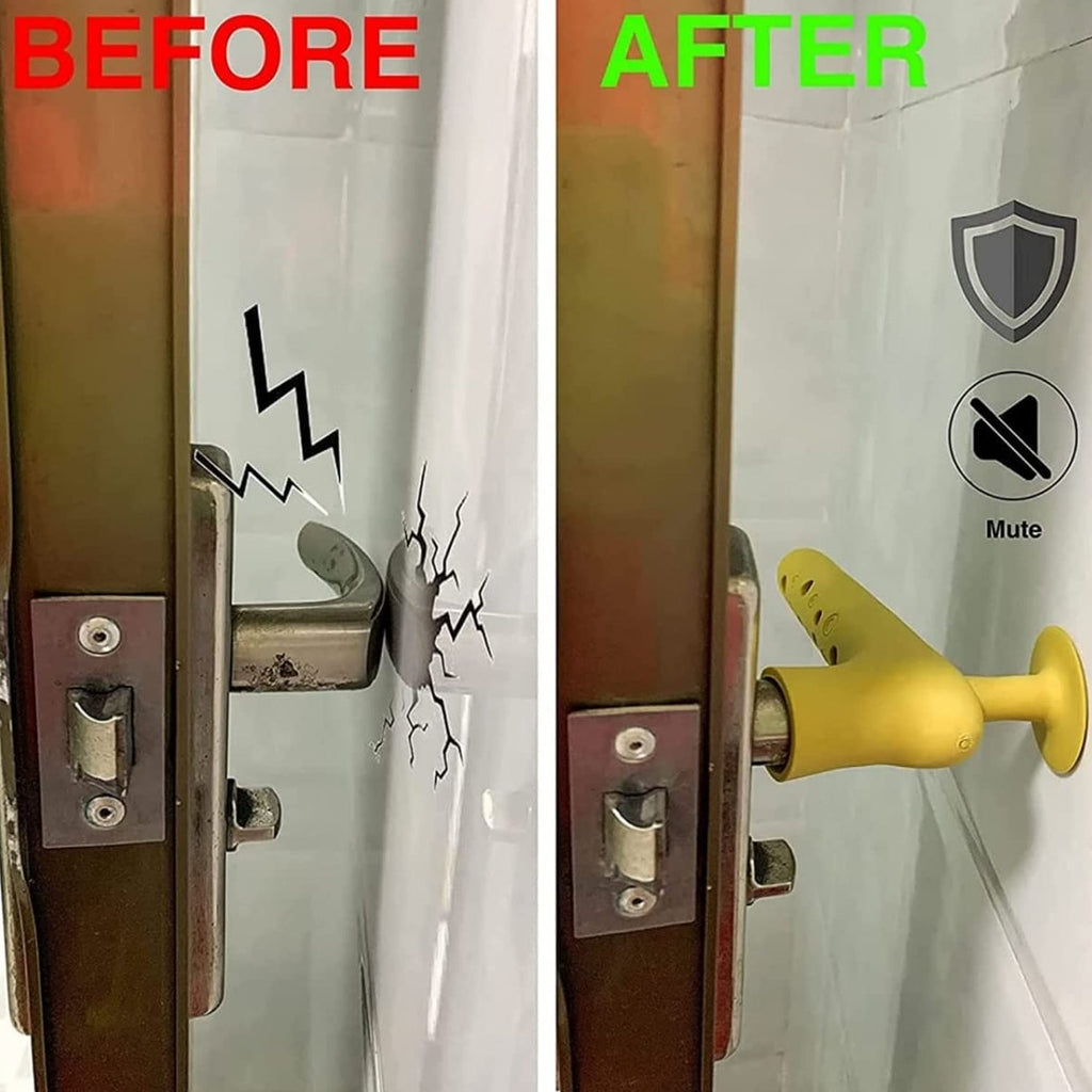 Silicone Door Handle Cover Quiet & Anti-Static Protection | Safelix - Detail View 8