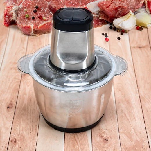 ALVENZA Electric Meat Grinder – 3L Stainless Steel Food Chopper | CookAura