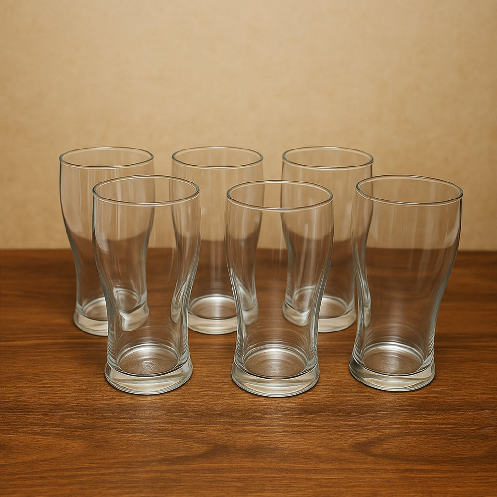 ALVENZA Unbreakable Pitcher Glass Set – Vista 350 ML, 6-Piece Durable Drinkware