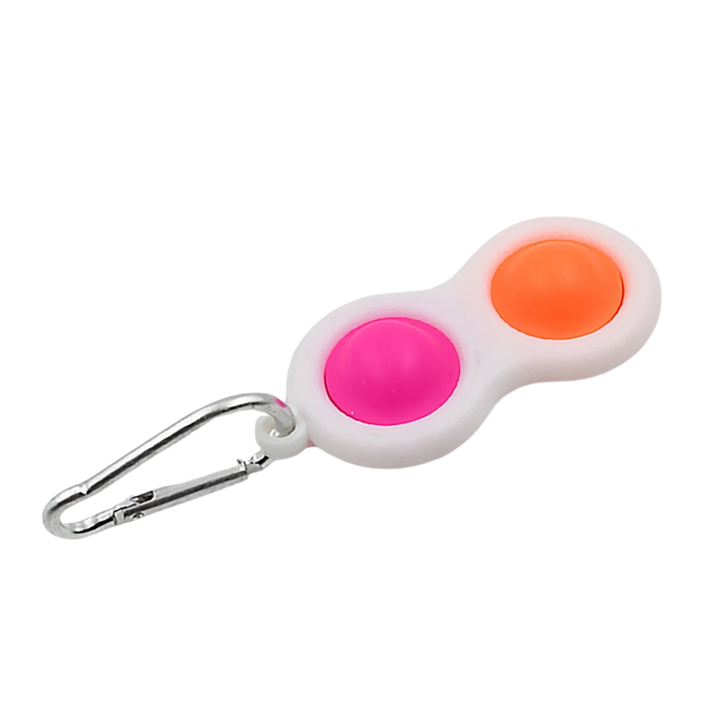 ALVENZA Simple Dimple Fidget Toy Keychain – Mini Stress Relief | Styleva