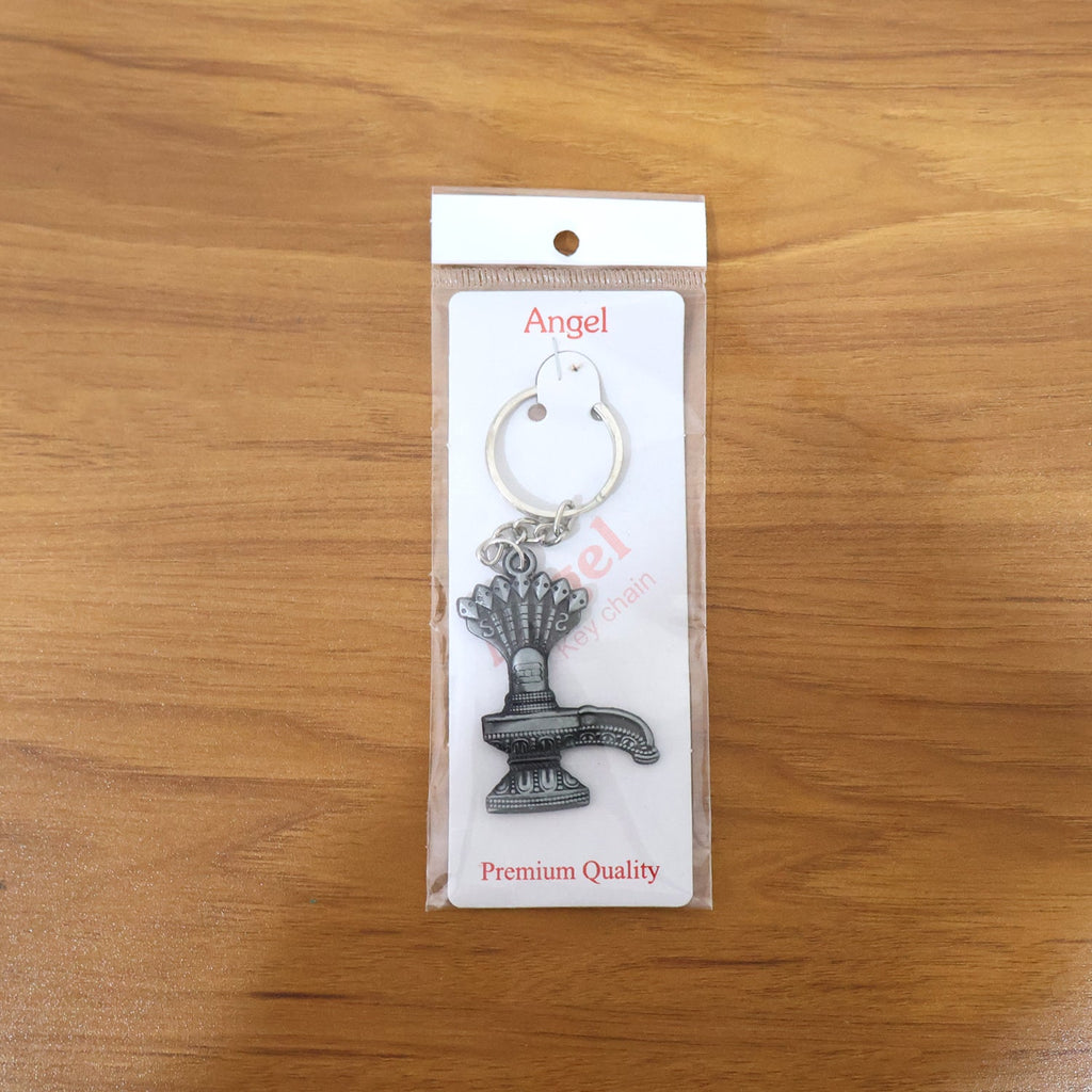 ALVENZA Shiva Lingam Metal Keychain – Durable Spiritual Accessory