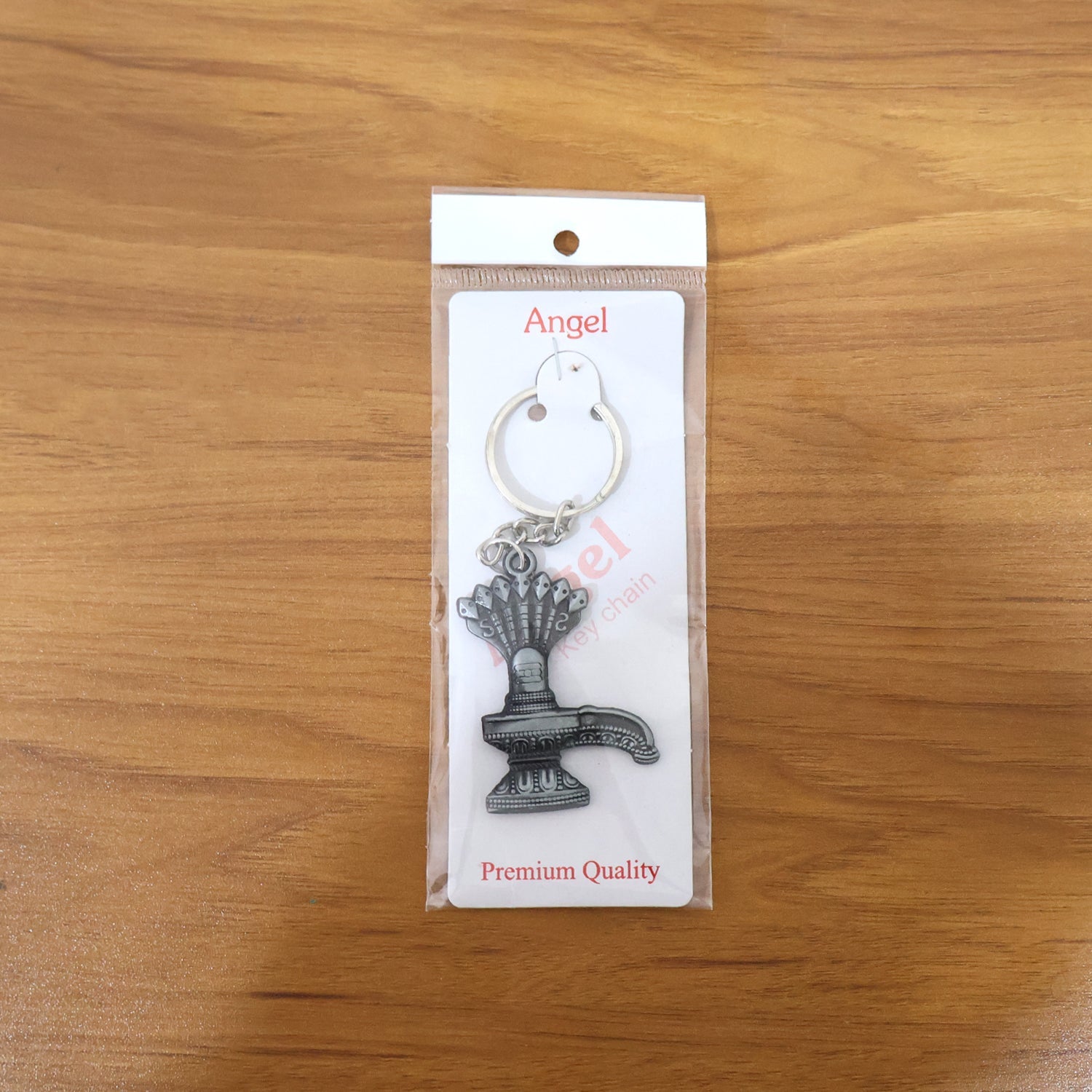 ALVENZA Shiva Lingam Metal Keychain – Durable Spiritual Accessory