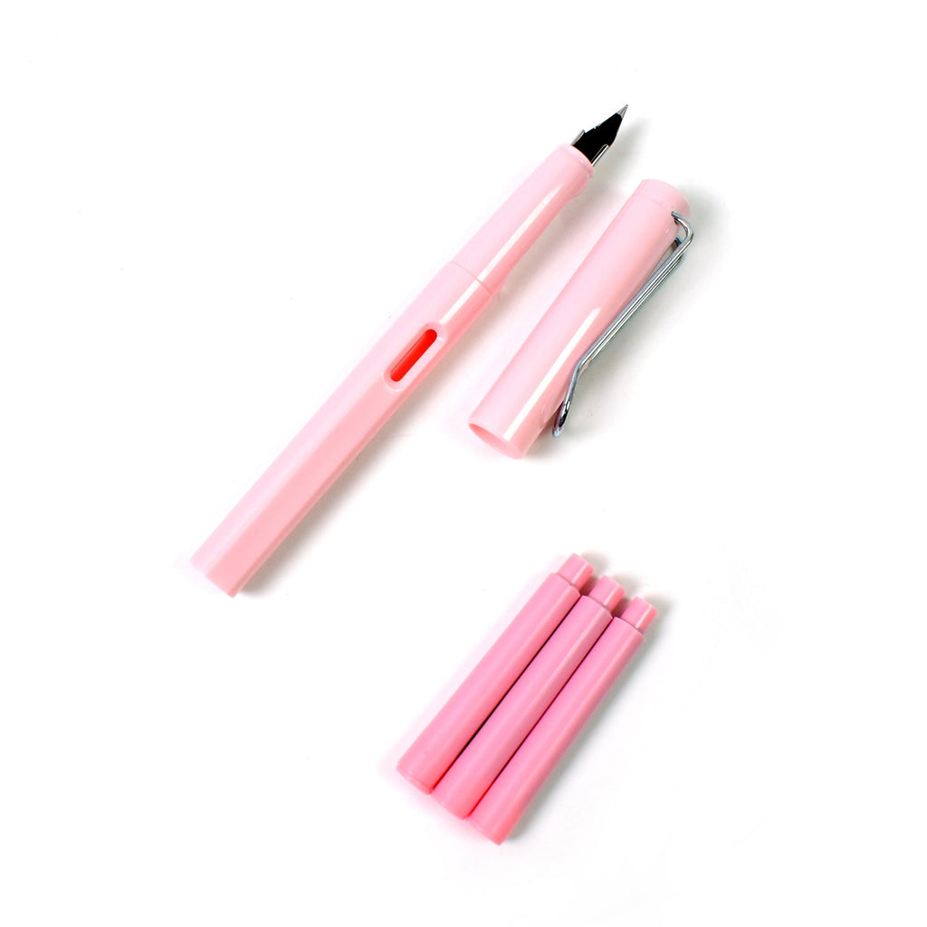 Fountain Pen Set Smooth Blue Ink for Students | InkGlow - Detail View 5
