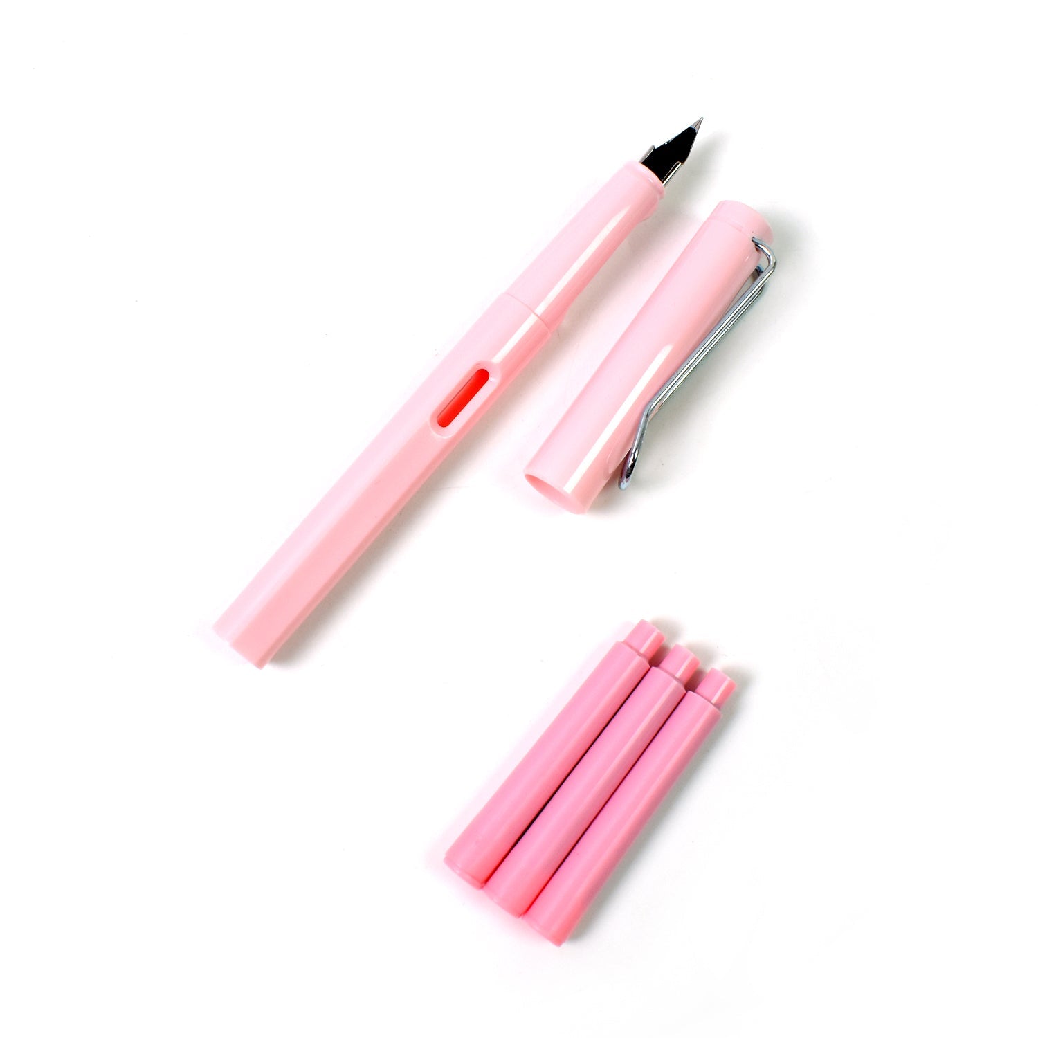 Fountain Pen Set Smooth Blue Ink for Students | InkGlow - Detail View 5