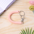 ALVENZA Spiral Coil Keychain Bracelet – Flexible & Durable Wrist Key Holder