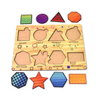Wooden Triangle Puzzle Educational Toy for Kids | Inventive Play - Detail View 5