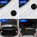 ALVENZA Rubber Car Door Shock Absorber Sticker – Durable Noise Reduction
