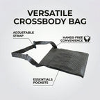 ALVENZA Quilted Crossbody Sling Bag – Stylish Adjustable Strap for Men & Women