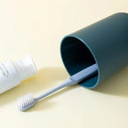 Wall Mount Toothbrush Holder 2 Cups, Self-Adhesive | BrushedUp - Detail View 7