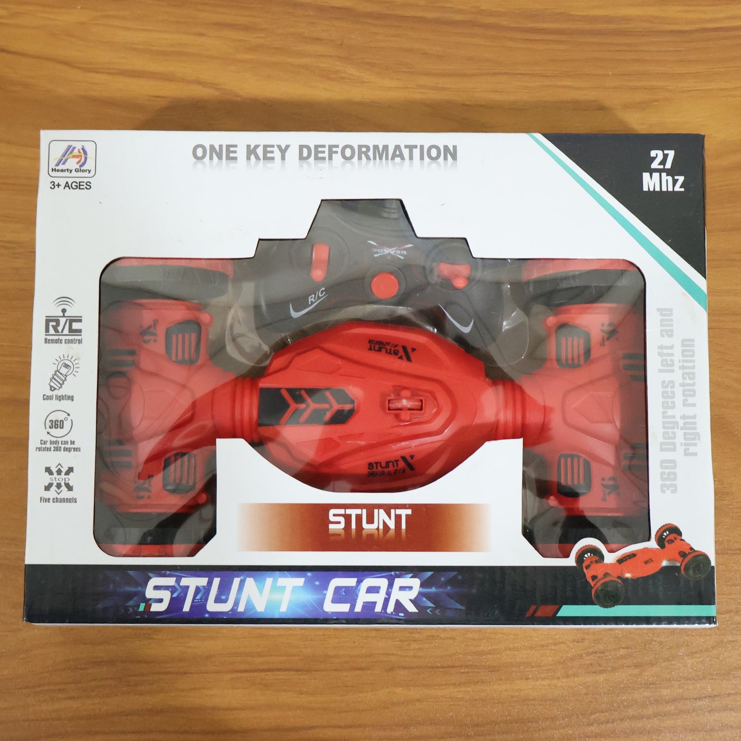 ALVENZA Remote Control Stunt Car – One-Key Deformation & 360° Spin