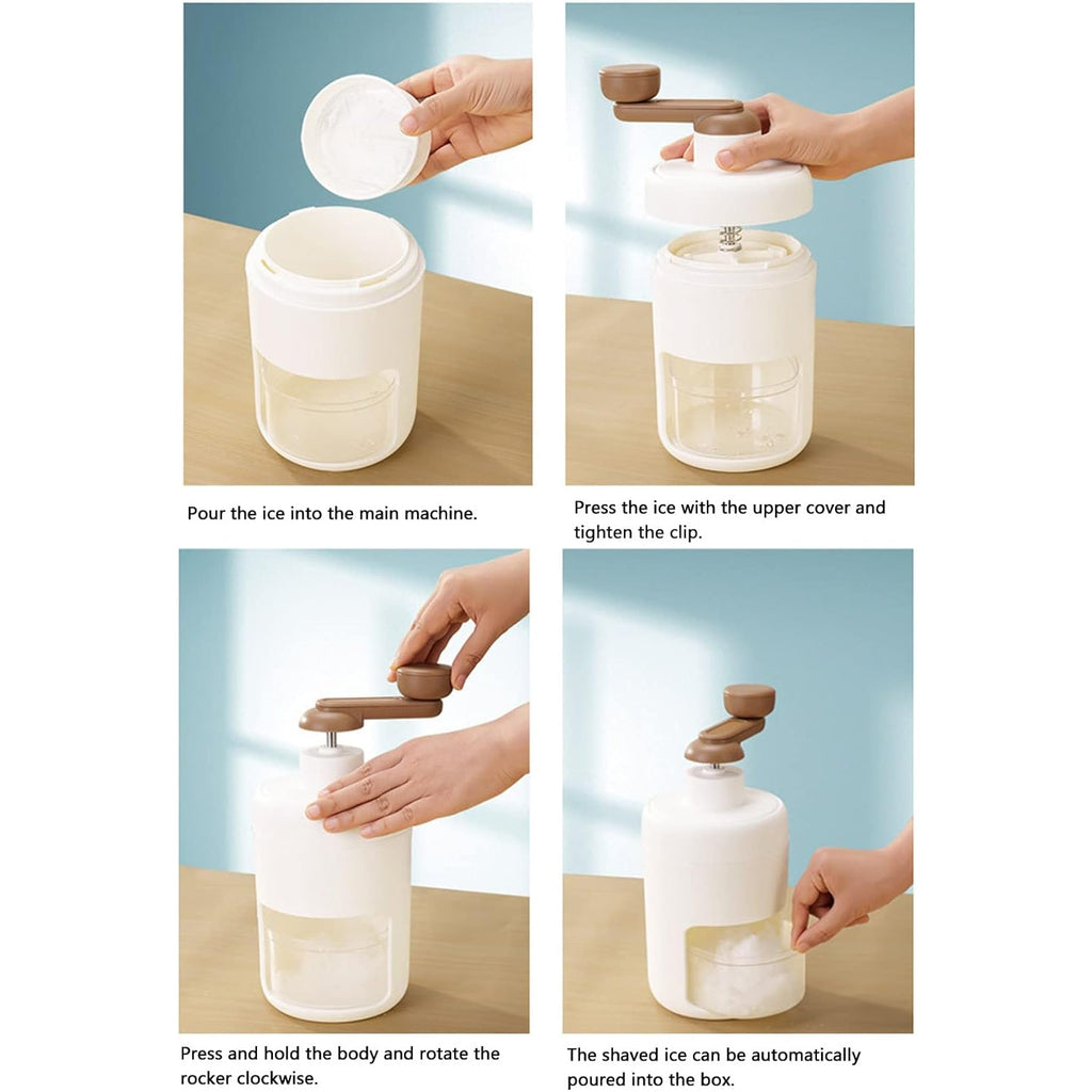 ALVENZA Portable Gola Maker – Manual Shaved Ice Machine | Storenzo