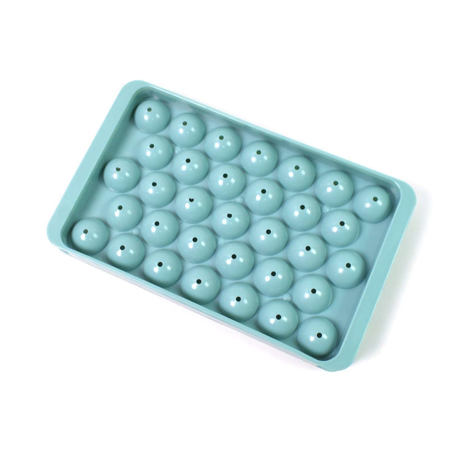 Ice Ball Mold 33 Round Spheres, Reusable & BPA-Free | - Back View
