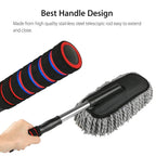 ALVENZA Car Duster – Retractable Handle Microfiber | Velvet Wheels