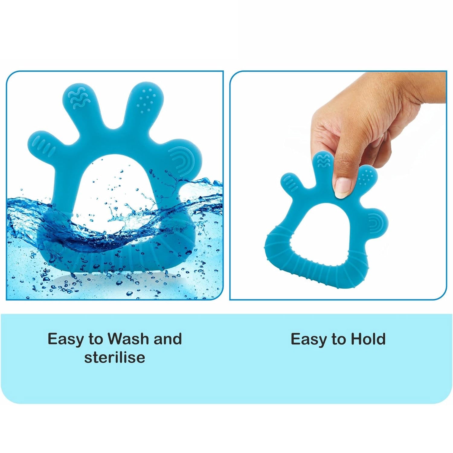 Silicone Baby Teether Soft & BPA-Free Relief | Aditi - Detail View 8