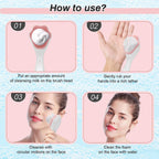 Silicone Face Scrubber Gentle Exfoliation & Cleansing | AuriGlam - Detail View 7