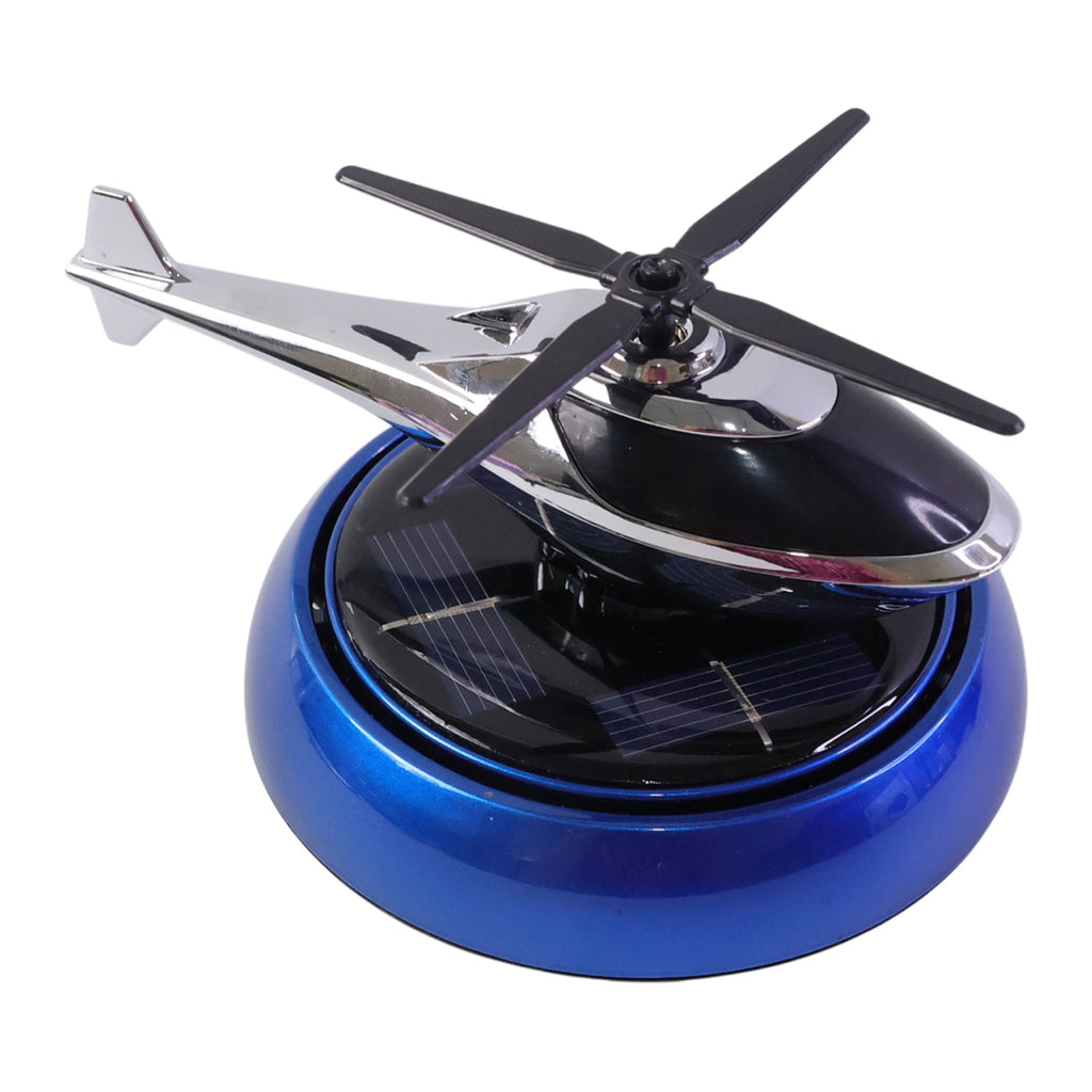 ALVENZA Solar Helicopter Car Air Freshener – Rotates & Freshens Dashboard