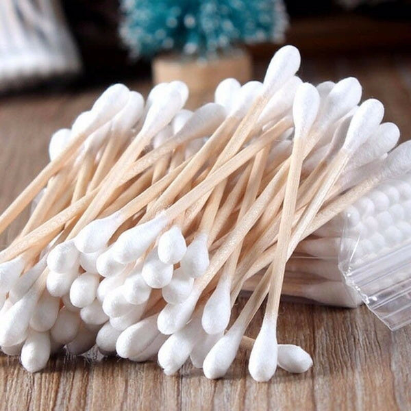 Bamboo Cotton Swabs – Eco-Friendly 20-Pack | Happy Bathers