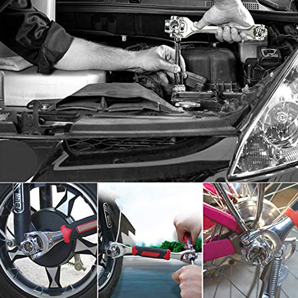 ALVENZA Universal Socket Wrench – 48-in-1 Multi-Tool for Car Repair | RaceVault
