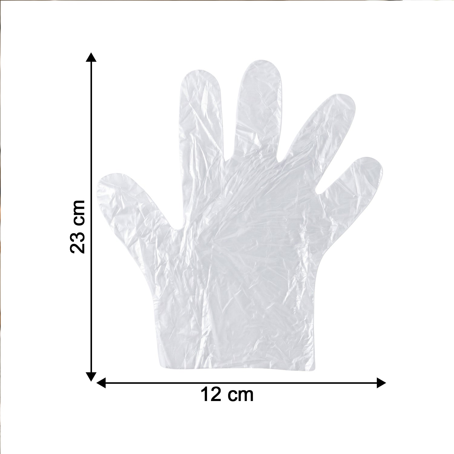 Disposable Plastic Gloves Hygienic & Comfortable for Household Use - Detail View 7