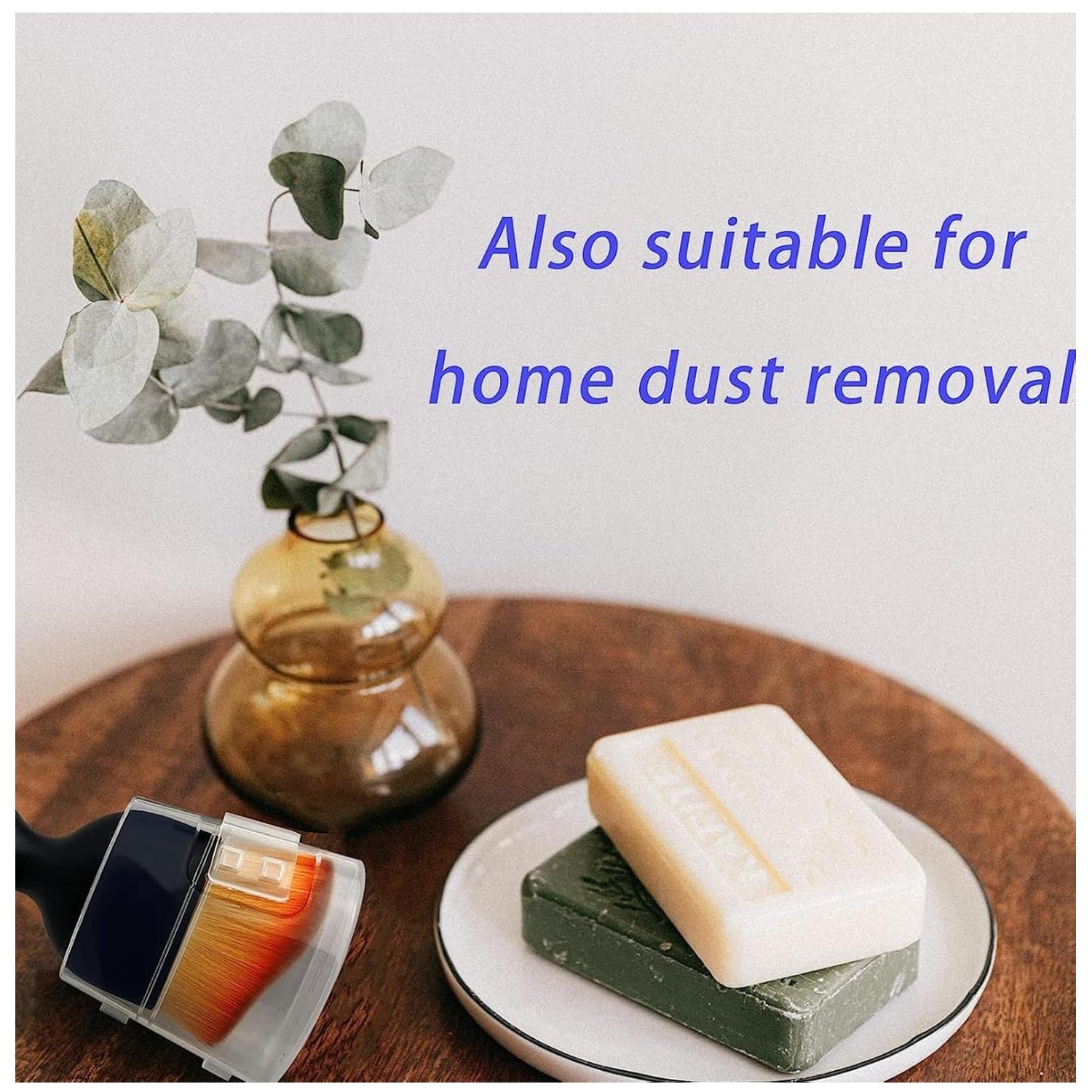 ALVENZA Mini Soft Car Interior Cleaning Brush – Gentle & Effective Dust Removal