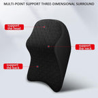 ALVENZA Car Seat Headrest Neck Support Cushion – Ergonomic Comfort for Driving
