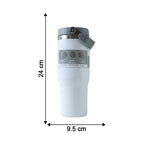 ALVENZA Vacuum Insulated Stainless Steel Tumbler – Keeps Beverages Hot & Cold
