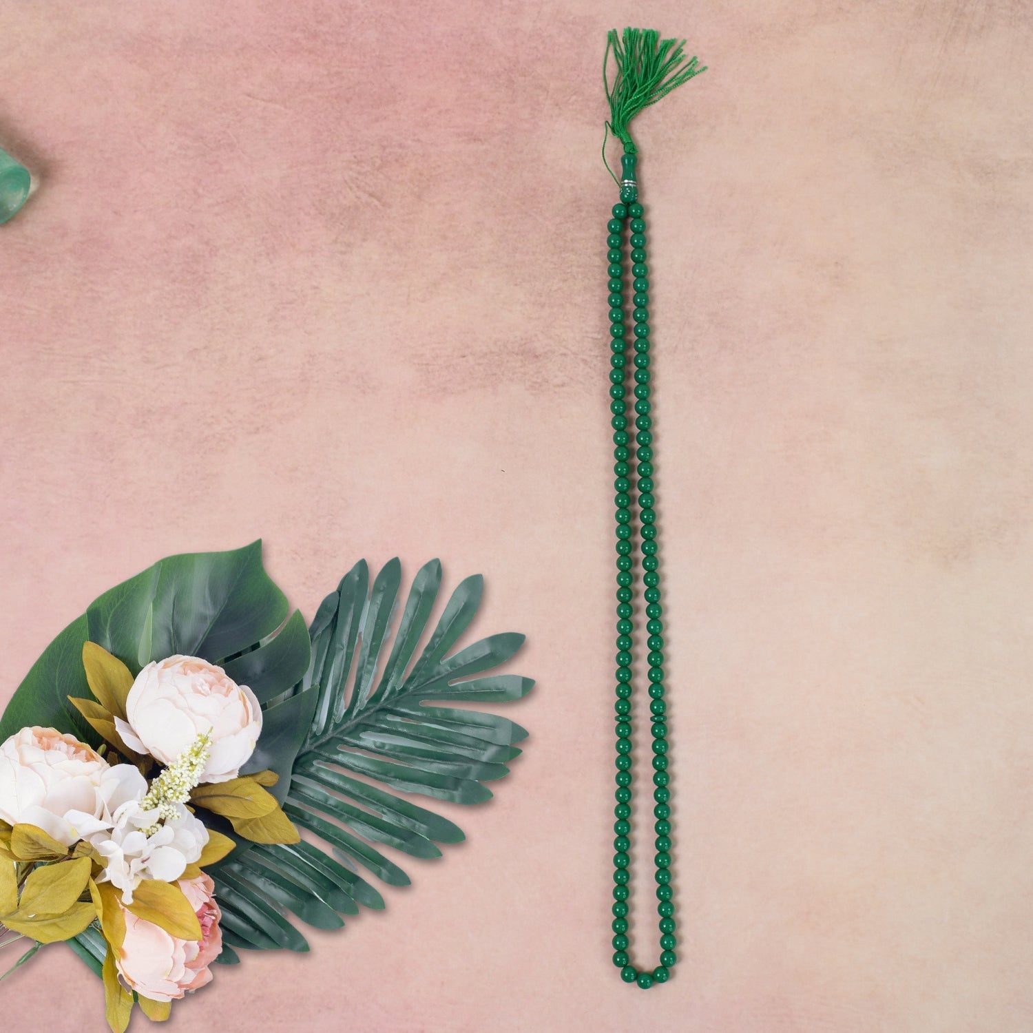 Muslim Prayer Beads 99-Bead Tasbih for Zikr | Divine Gleam - Detail View 7