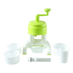 ALVENZA Manual Ice Crusher – Hand Crank Snow Maker for Beverages