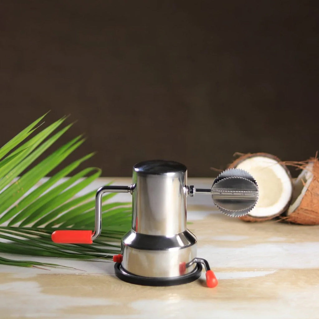 ALVENZA Coconut Scraper Manual Steel – Durable Kitchen Tool | Styleva
