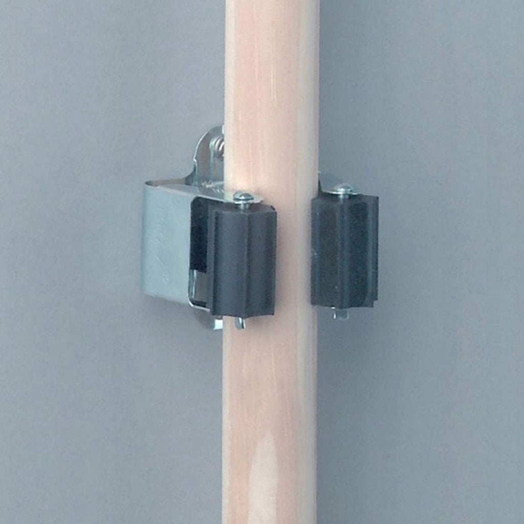 Wall Mount Mop Holder No-Slide Grip for Home & Garage | GlimmerHome - Detail View 8