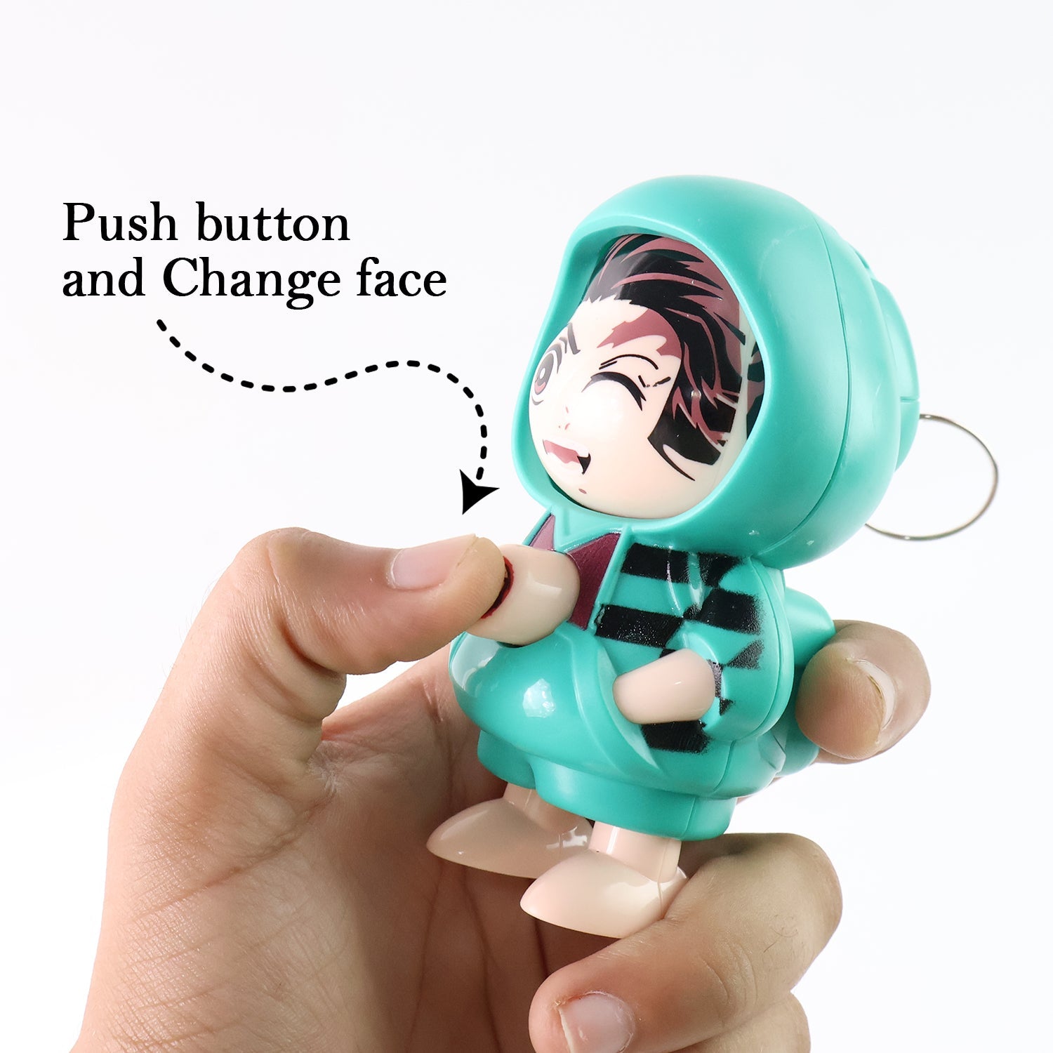 ALVENZA Cartoon Character Keychain – Durable PVC Cute Mini Figure