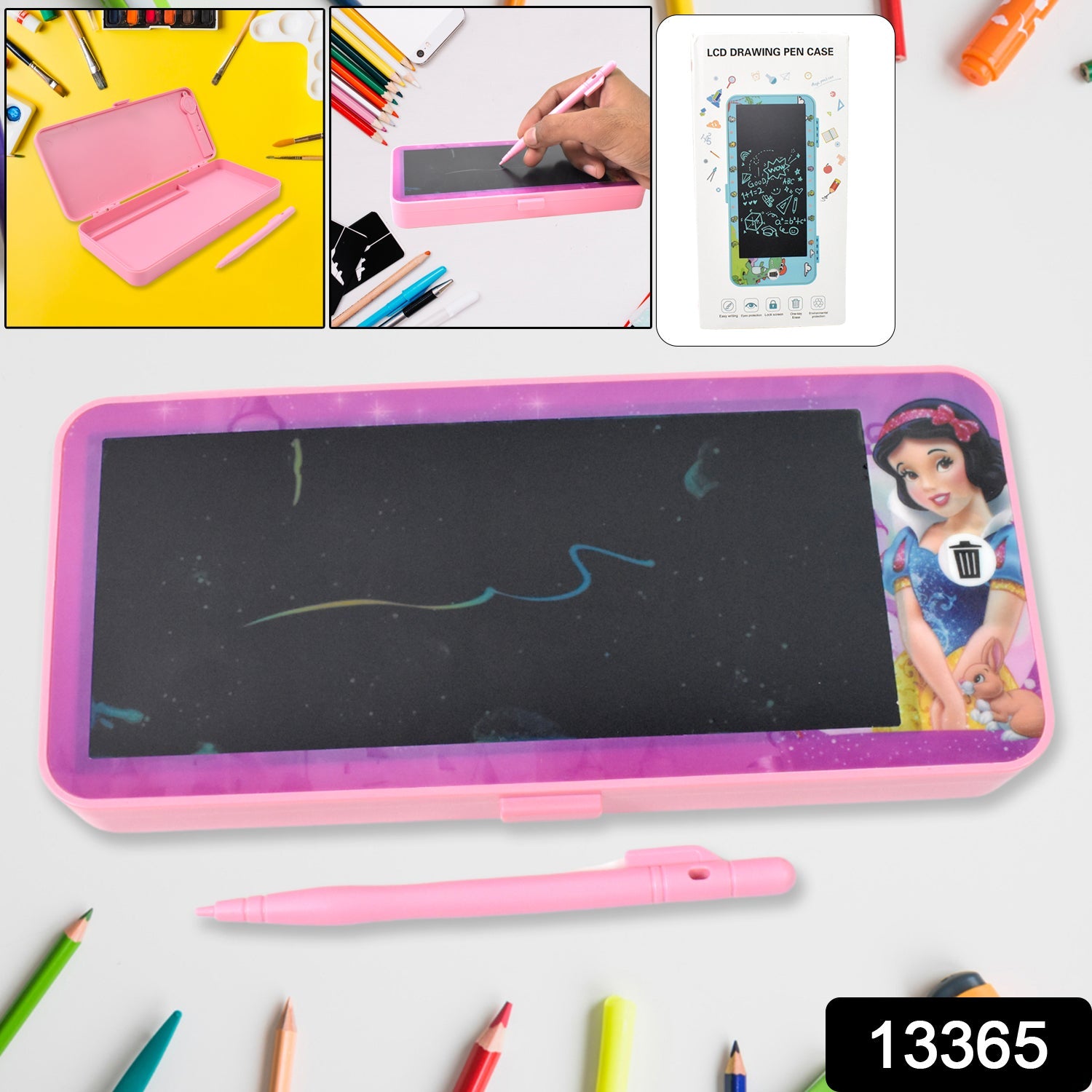 LED Drawing Pad Kids Electronic Magic Slate | InkGlow - Side View