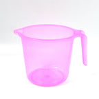 Bath Water Mug 1200ml Transparent Plastic for Bathroom | Bathora - Detail View 5