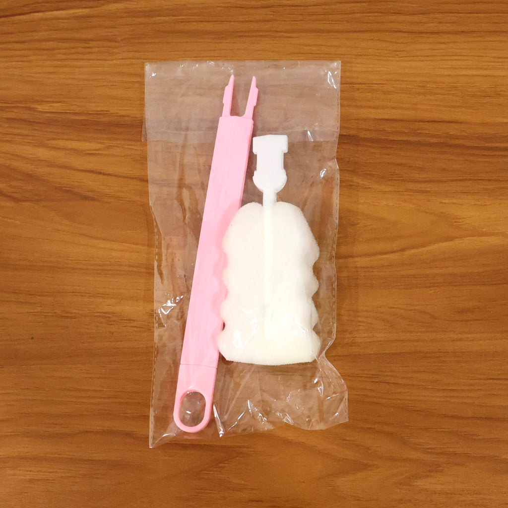 Long Handle Silicone Bottle Brush Gentle & Flexible Cleaning - Detail View 8