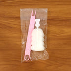 Long Handle Silicone Bottle Brush Gentle & Flexible Cleaning - Detail View 8