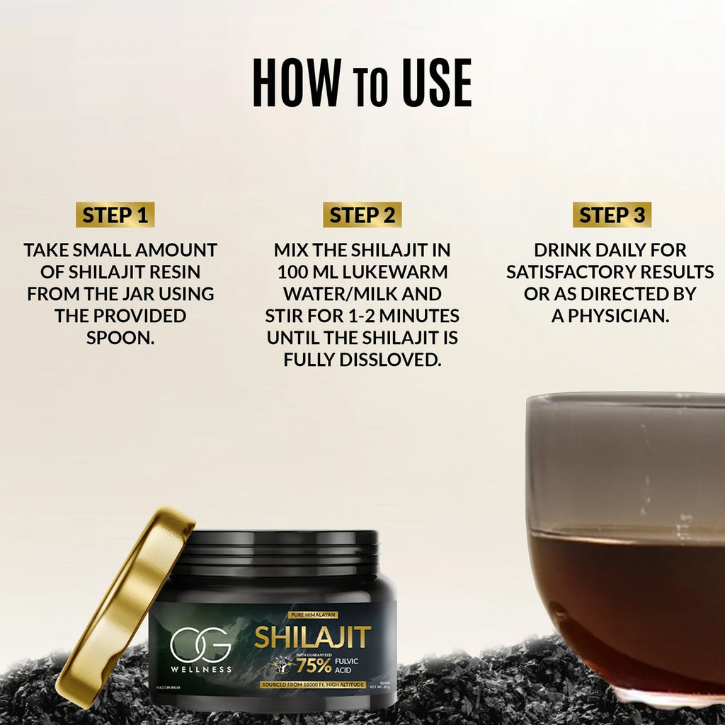 Pure Himalayan Shilajit Resin – Natural Energy & Immunity Booster