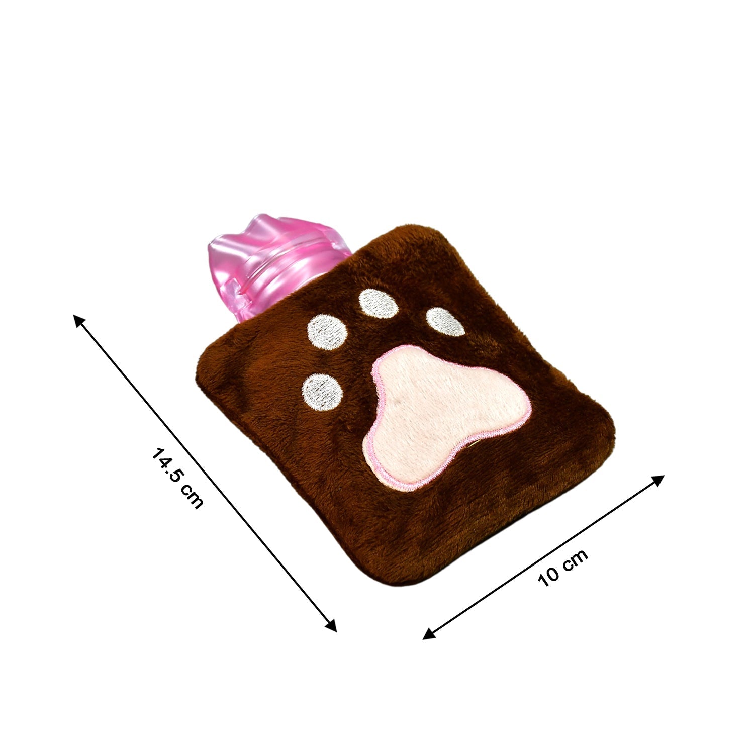 Small Paw Print Hot Water Bag Effective Pain & Warmth Relief - Detail View 6