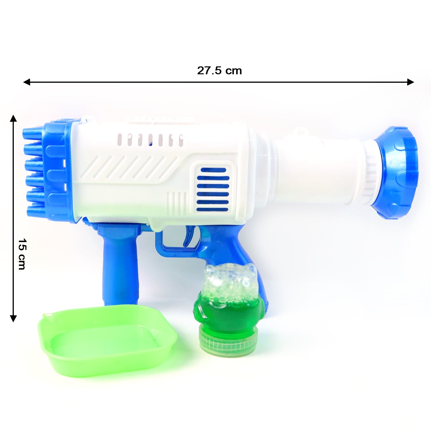 Bubble Gun for Kids 32 Holes, Powerful Blaster | Play & Move - Detail View 6