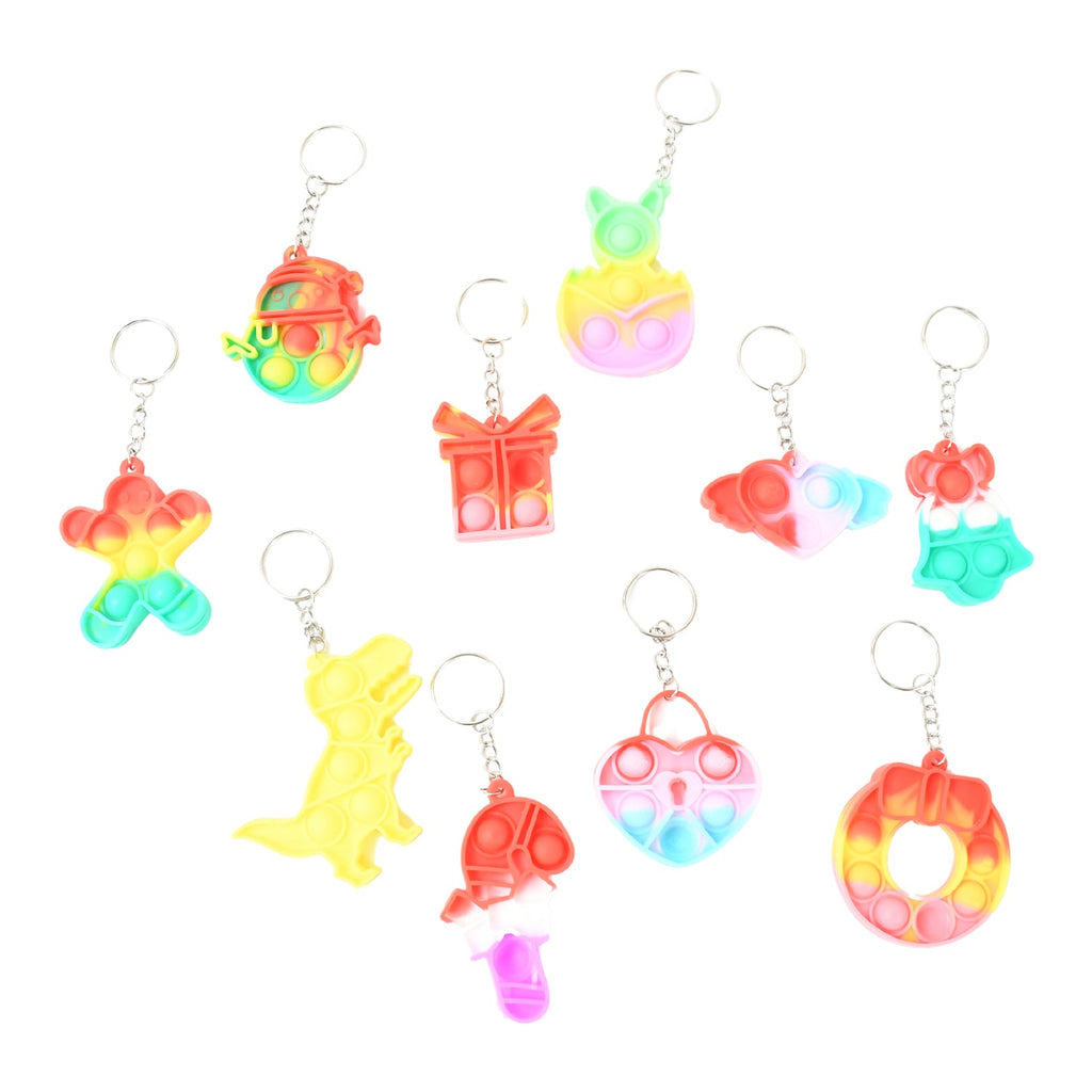 ALVENZA Pop It Keychain – Stress Relief Fidget Toy for Kids | Little Learners