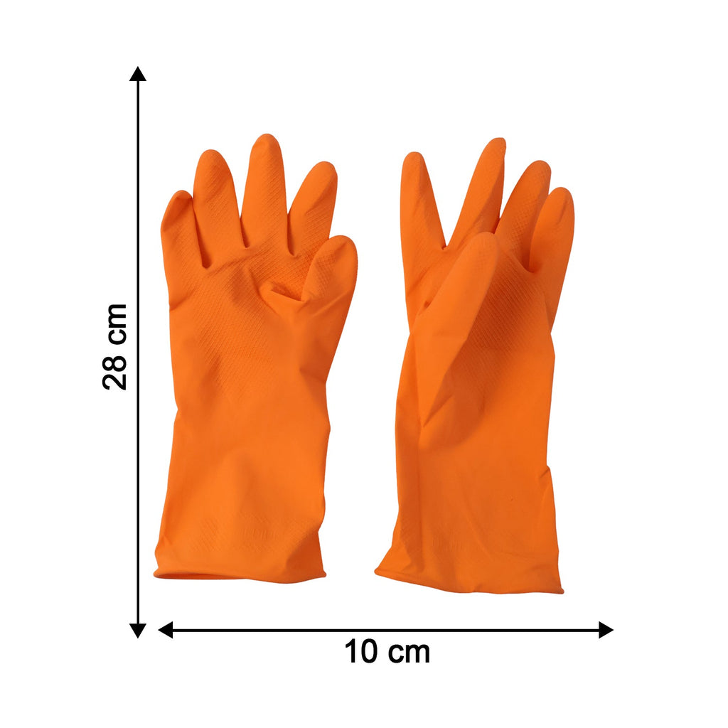 Waterproof Rubber Gloves Reusable Kitchen & Household Protection - Detail View 6