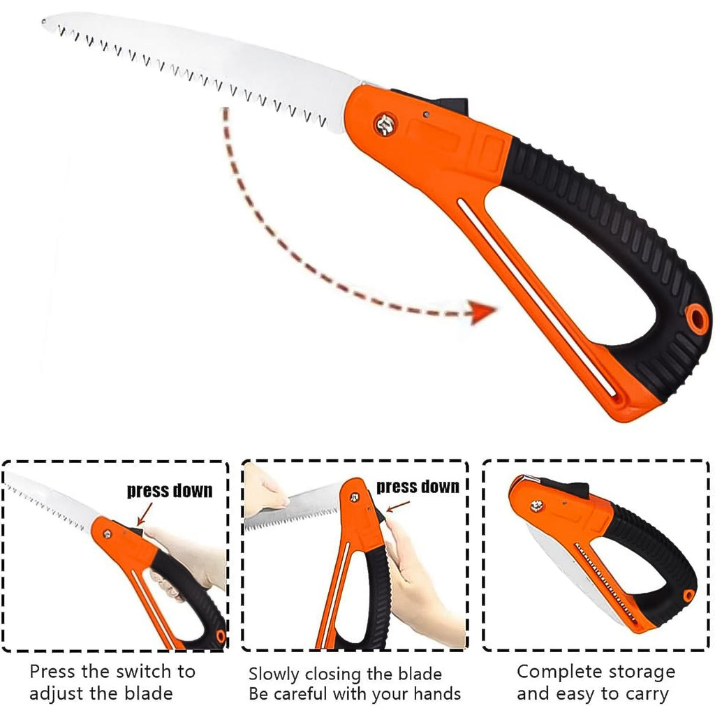 Folding Pruning Saw 15 Inch Mini Garden Tool - Detail View 7