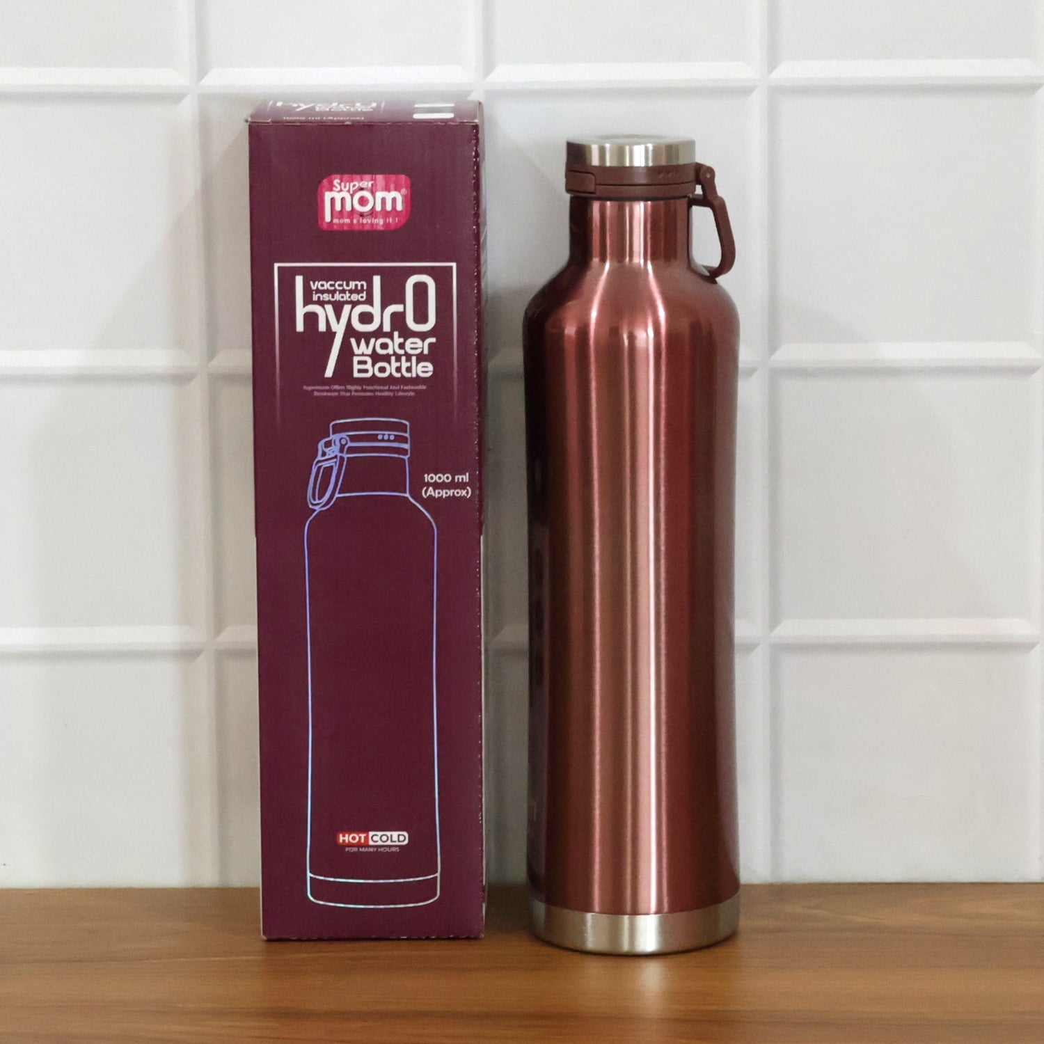 ALVENZA Insulated Stainless Steel Water Bottle – 1000ML Durable Hydro Flask