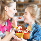 ALVENZA Ice Cream Bowl Set – 12-Pc Multi-Color Dessert Bowls | Jiaqi
