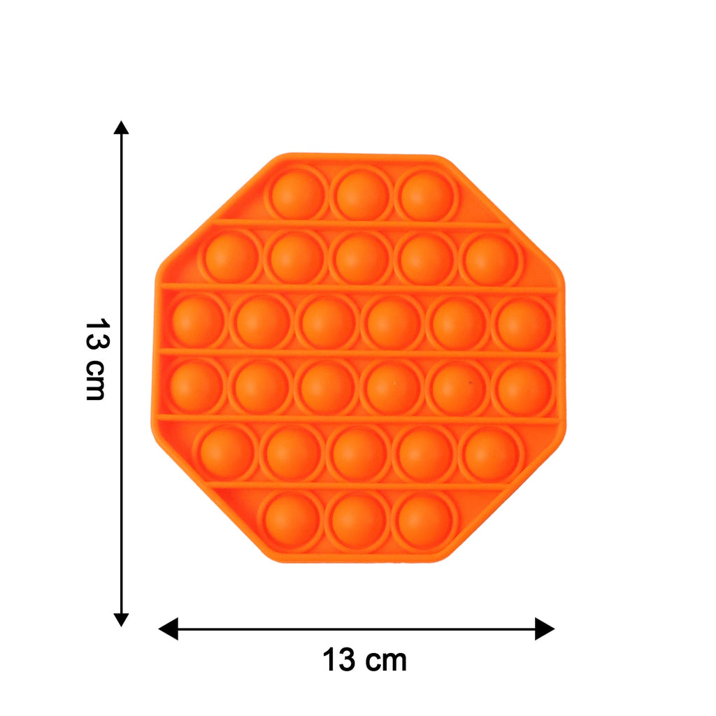 Hexagon Silicone Pop It Fidget Toy Stress Relief & Focus - Detail View 5