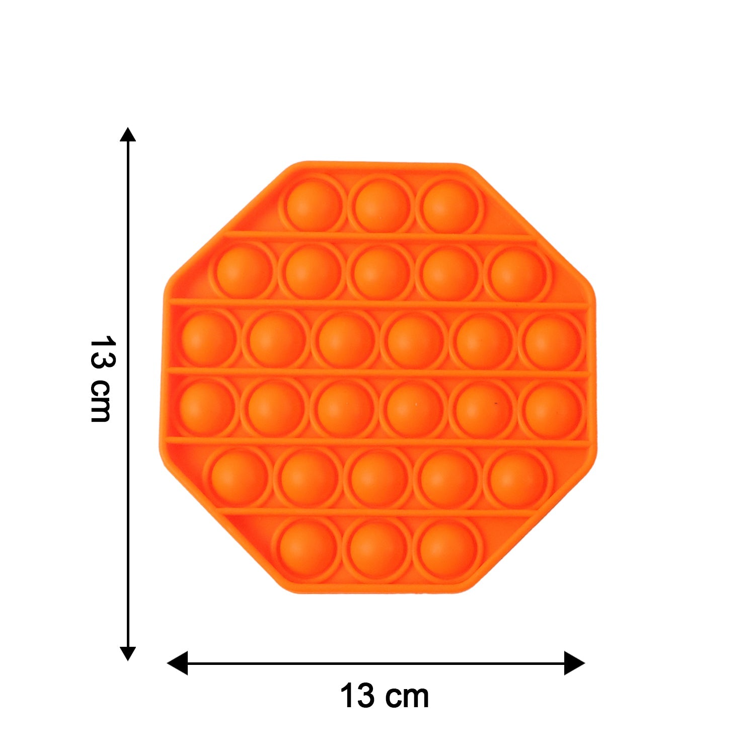 Hexagon Silicone Pop It Fidget Toy Stress Relief & Focus - Detail View 5